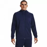 Bluzy sportowe męskie - Męska bluza treningowa UNDER ARMOUR UA Armour Fleece FZ Hoodie - miniaturka - grafika 1