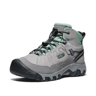 KEEN Targhee 4 Mid Waterproof, męskie buty turystyczne - dzieci i chłopców, Alloy Granite Green, 39 EU - Buty trekkingowe dziecięce - miniaturka - grafika 1