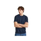 Koszulki męskie - PEPE JEANS KOSZULKA MĘSKA T-SHIRT CONNOR GRANATOWA r. L - miniaturka - grafika 1