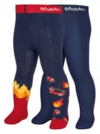 Rajstopy - Playshoes Rajstopy (2 pary) w kolorze granatowym - miniaturka - grafika 1