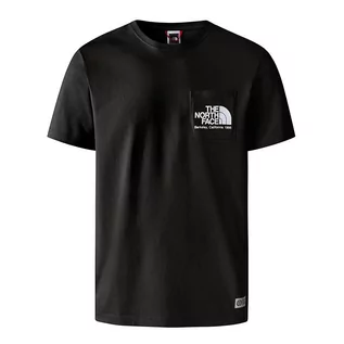 Koszulki sportowe męskie - Koszulka The North Face Berkeley California 0A55GDJK31 - czarna - grafika 1