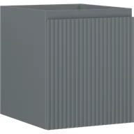 Szafki łazienkowe - Mexen Rivel szafka łazienkowa podumywalkowa 40 cm, 1 szuflada, ryflowana , szara mat - 91A20-04047-1-BF66 - miniaturka - grafika 1