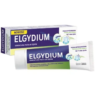 Pierre Fabre MEDICAMENT ELGYDIUM pasta edukacyjna barwiąca, 50ml - Pasty do zębów - miniaturka - grafika 1