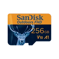 Karty pamięci - SanDisk Outdoors FHD MicroSDXC UHS-I Card with SD Adapter - 256GB Single Pack - SDSQUBL-256G-GN6VA - miniaturka - grafika 1