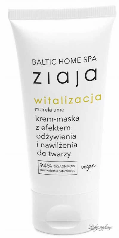 ZIAJA - Baltic Home SPA - Witalizacja - Nawilżająco-odżywczy krem-maska do twarzy - 50 ml