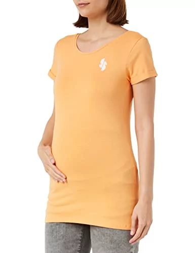Supermom Damska koszulka Freepoort Short Sleeve, Mock Orange - N068, 38
