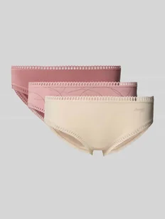 Figi z koronkowymi bodiurami w zestawie 3 szt. model ‘Crush’ - Majtki damskie - miniaturka - grafika 1