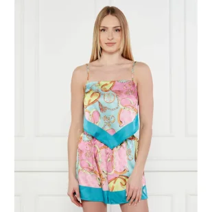 Guess Satynowy top Regular Fit - Koszulki i topy damskie - miniaturka - grafika 1