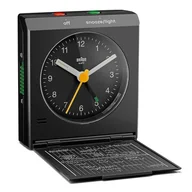 Zegary - Braun BC05B zegar ścienny / stołowy Zegar analogowy Prostokąt Czarny - miniaturka - grafika 1