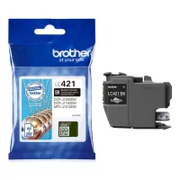 Brother LC-421BK tusz czarny, oryginalny - Tusze oryginalne - miniaturka - grafika 1