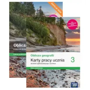 Pakiet Oblicza geografii 3. Podręcznik i Karty pracy ucznia dla liceum ogólnokształcącego i technikum. Zakres podstawowy. Szkoły ponadpodstawowe - Podręczniki do technikum - miniaturka - grafika 1