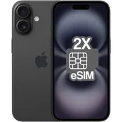 Telefony OUTLET - Smartfon APPLE iPhone 16 (odnowiony, nieaktywowany) 5G 128GB 6.1" Czarny (CPO) 2x eSIM - miniaturka - grafika 1