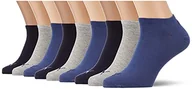 Skarpetki damskie - Puma Męskie skarpety do sneakersów Trainer Plain Socks (3 sztuki) wielokolorowa granatowy / szary / Nightshadow Blue 43-46 261080001532043 - miniaturka - grafika 1
