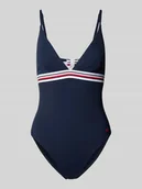 Stroje kąpielowe - Kostium kąpielowy z taśmą z logo - miniaturka - grafika 1