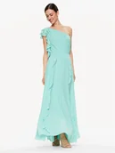 Sukienki - Rinascimento Sukienka wieczorowa CFC0114370003 Niebieski Regular Fit - miniaturka - grafika 1