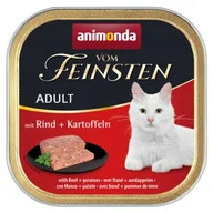 Mokra karma dla kotów - animonda Vom Feinsten Adult Wołowina z ziemniakami 32x100 g - miniaturka - grafika 1