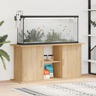 Akwaria i zestawy akwarystyczne - vidaXL Szafka pod akwarium, dąb sonoma, 121x41x58 cm - miniaturka - grafika 1