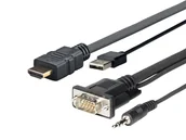 Kable - Vivolink PROHDMIMVGA2 kabel HDMI 2 m HDMI Typu A (Standard) Czarny - miniaturka - grafika 1
