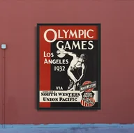 Plakaty - Plakat retro Plakat olimpijski - miniaturka - grafika 1