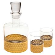 Karafki - Secret de Gourmet Karafka na whisky + 2 szklanki SARAH komplet 166241 - miniaturka - grafika 1