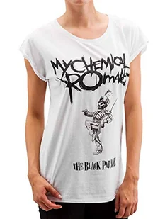 Mister Tee Damska koszulka z nadrukiem My Chemical Romace Black Parade Cover Tee T-Shirts, biały, M - Koszulki i topy damskie - miniaturka - grafika 1