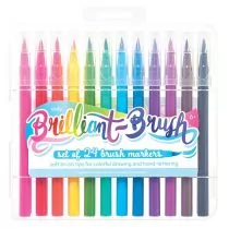 Flamastry pędzelkowe Brilliant Brush 24 kolory - Przybory szkolne - miniaturka - grafika 2