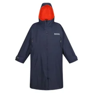 Płaszcze damskie - Regatta Unisex Płaszcz Plażowy Wodoodporny Changing Robe Niebieski, Rozmiar: XS/S - miniaturka - grafika 1