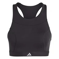 Biustonosze - adidas Kobiety Lekkie wsparcie sportowe stanik, Black, XL - miniaturka - grafika 1