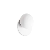 Lampy ścienne - Kinkiet  NINFEA AP1 BIANCO 306940 - Ideal Lux - miniaturka - grafika 1