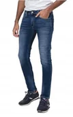 Spodnie męskie - PEPE JEANS JEANSY GRANATOWE MĘSKIE 31/32 P9C - miniaturka - grafika 1