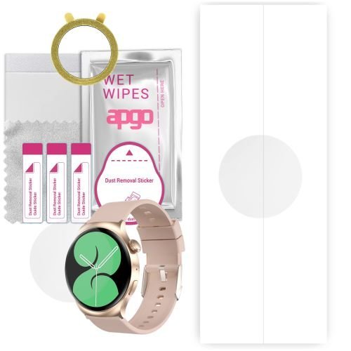 1x folia hydrożelowa ochronna do Kello DX4 PRO - apgo Smartwatch Hydrogel Protection Ochrona na ekran smartwatcha