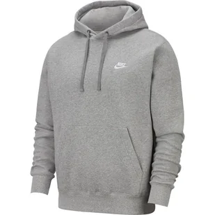 Bluza męska Nike NSW Club Hoodie jasnoszara BV2654 063 - Bluzy sportowe męskie - miniaturka - grafika 1