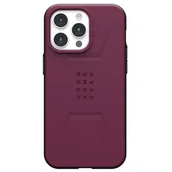 Etui i futerały do telefonów - UAG Civilian Magsafe do iPhone 15 Pro Max bordeaux - miniaturka - grafika 1
