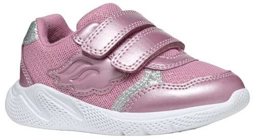 Geox Sneakersy dziewczęce B SPRINTYE GIRL, różowy, 5 Infant