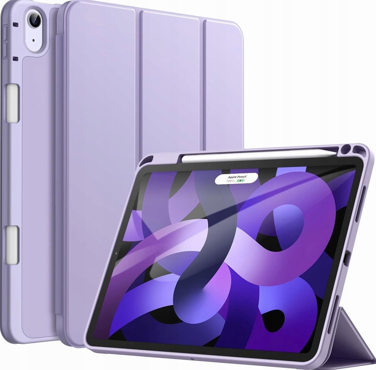 ETUI 11 CALA POKROWIEC NA TABLET OCHRONNY SMUKŁY LILIOWY SKŁADANY
