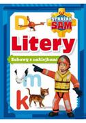 Książki edukacyjne - Strażak Sam. Litery. Zabawy z naklejkami - miniaturka - grafika 1