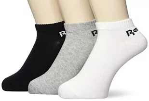 Reebok Skarpety Unisex Act Core Low Cut 3p, biały/czarny/zielony (Blanco/Negro/BRGRIN), XL, biały/czarny/zielony (BLANCO/NEGRO/BRGRIN), XL - Skarpetki damskie - miniaturka - grafika 1