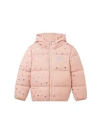 Kurtki i płaszcze dla dziewczynek - TOM TAILOR Dziewczęca kurtka dziecięca, 32711 - Light Rose Foil Print, 104/110 cm - miniaturka - grafika 1
