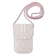 Plecaki - Guess Torebka GUOWBP4RPSP różowy/pink 4G Stripes - miniaturka - grafika 1