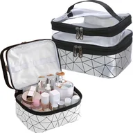 Kosmetyczki, organizery i kuferki - PrzydaSie Kosmetyczka Damska Organizer Kuferek Kuferek Na Kosmetyki - miniaturka - grafika 1