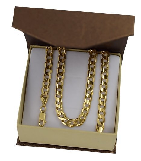 Złoty Łańcuszek Pancerka Pełna Soczewkowa 6,00 mm pr 585 Grawer Gratis