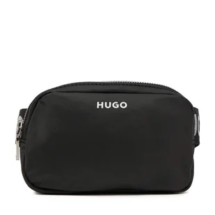 Saszetka HUGO Bel Bumbag 50536057 Czarny - Torby męskie - miniaturka - grafika 1