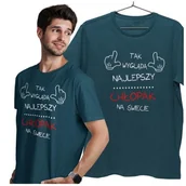 Walentynki - KOSZULKA NA WALENTYNKI PREZENT DLA CHŁOPAKA TAK WYGLĄDA CHŁOPAK - miniaturka - grafika 1