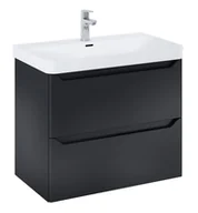 Szafki łazienkowe - Szafka łazienkowa pod umywalkę Elita Helo 80 cm czarny mat RE010800207160 - miniaturka - grafika 1