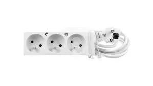 jonex Przedłużacz 3-gniazda z/u 16A 5m OMY 3x1,5 biały PS-370 PS-370 5,0m/3x1,5 - Listwy zasilające - miniaturka - grafika 1