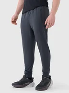Spodnie sportowe męskie - 4F Spodnie dresowe w kolorze antracytowym - miniaturka - grafika 1