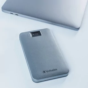 Verbatim zewnętrzny dysk twardy, Executive Fingerprint Secure HDD, 2.5", USB 3.0 (3.2 Gen 1), 1TB, 53652, szary, szyfrowany z czyt - Dyski HDD - miniaturka - grafika 1