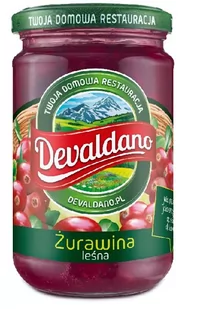 DEVALDANO Żurawina leśna 290g - Pasztet i przetwory mięsne - miniaturka - grafika 1