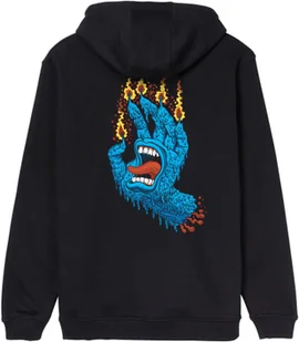 bluza męska SANTA CRUZ PACE RITUAL HAND HOOD Black - Bluzy męskie - miniaturka - grafika 1