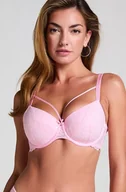 Biustonosze - Hunkemöller Biustonosz usztywniany z fiszbinami Isadora Różowy - miniaturka - grafika 1